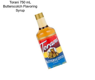 Torani 750 mL Butterscotch Flavoring Syrup