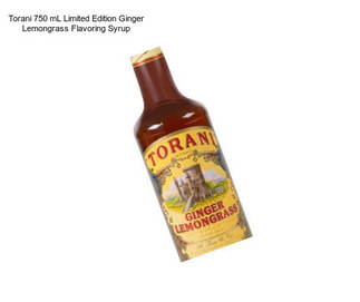 Torani 750 mL Limited Edition Ginger Lemongrass Flavoring Syrup