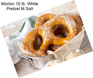 Morton 10 lb. White Pretzel M Salt