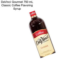 DaVinci Gourmet 750 mL Classic Coffee Flavoring Syrup