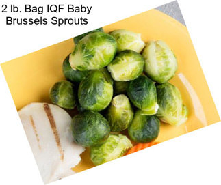 2 lb. Bag IQF Baby Brussels Sprouts