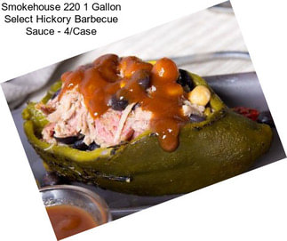 Smokehouse 220 1 Gallon Select Hickory Barbecue Sauce - 4/Case