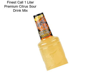 Finest Call 1 Liter Premium Citrus Sour Drink Mix