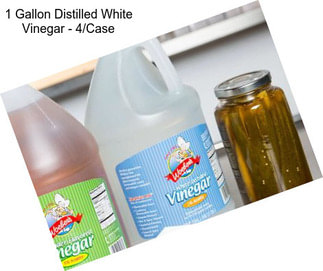 1 Gallon Distilled White Vinegar - 4/Case