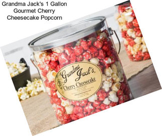 Grandma Jack\'s 1 Gallon Gourmet Cherry Cheesecake Popcorn