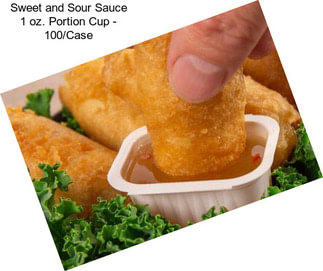 Sweet and Sour Sauce 1 oz. Portion Cup - 100/Case