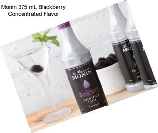 Monin 375 mL Blackberry Concentrated Flavor