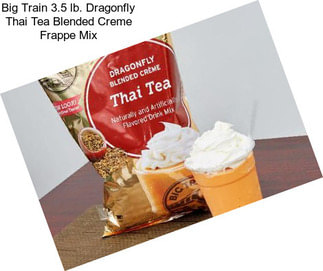 Big Train 3.5 lb. Dragonfly Thai Tea Blended Creme Frappe Mix