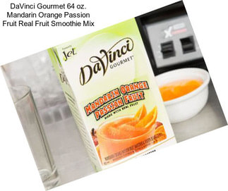 DaVinci Gourmet 64 oz. Mandarin Orange Passion Fruit Real Fruit Smoothie Mix