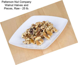 Patterson Nut Company Walnut Halves and Pieces, Raw - 25 lb.