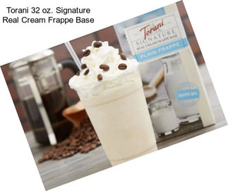 Torani 32 oz. Signature Real Cream Frappe Base