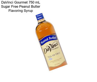 DaVinci Gourmet 750 mL Sugar Free Peanut Butter Flavoring Syrup