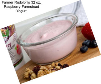 Farmer Rudolph\'s 32 oz. Raspberry Farmstead Yogurt