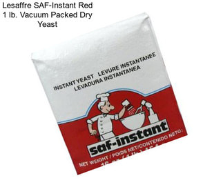 Lesaffre SAF-Instant Red 1 lb. Vacuum Packed Dry Yeast
