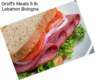 Groff\'s Meats 9 lb. Lebanon Bologna