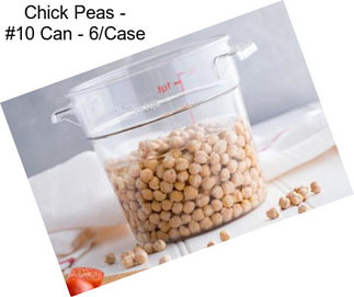 Chick Peas - #10 Can - 6/Case