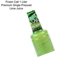 Finest Call 1 Liter Premium Single Pressed Lime Juice