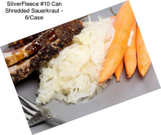 SilverFleece #10 Can Shredded Sauerkraut - 6/Case