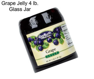 Grape Jelly 4 lb. Glass Jar