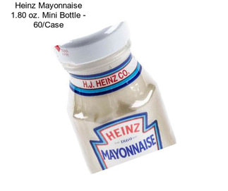 Heinz Mayonnaise 1.80 oz. Mini Bottle - 60/Case