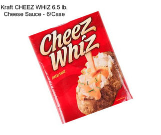 Kraft CHEEZ WHIZ 6.5 lb. Cheese Sauce - 6/Case