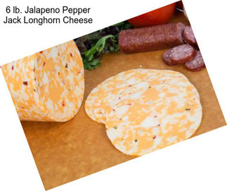 6 lb. Jalapeno Pepper Jack Longhorn Cheese