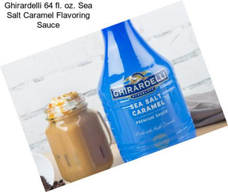 Ghirardelli 64 fl. oz. Sea Salt Caramel Flavoring Sauce