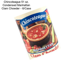 Chincoteague 51 oz. Condensed Manhattan Clam Chowder - 6/Case