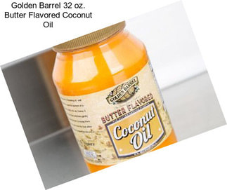 Golden Barrel 32 oz. Butter Flavored Coconut Oil