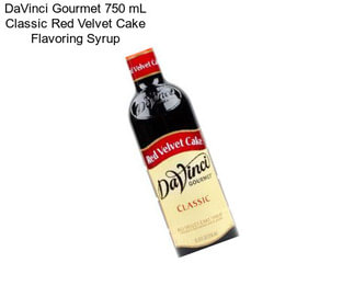 DaVinci Gourmet 750 mL Classic Red Velvet Cake Flavoring Syrup