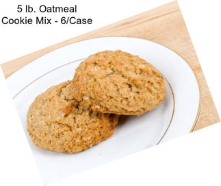 5 lb. Oatmeal Cookie Mix - 6/Case