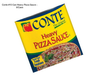 Conte #10 Can Heavy Pizza Sauce - 6/Case