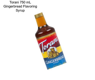 Torani 750 mL Gingerbread Flavoring Syrup