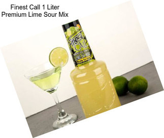 Finest Call 1 Liter Premium Lime Sour Mix