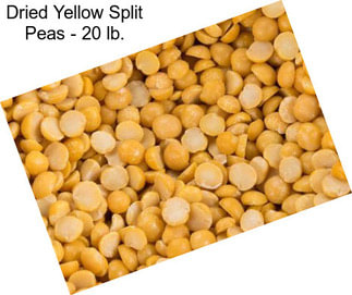 Dried Yellow Split Peas - 20 lb.