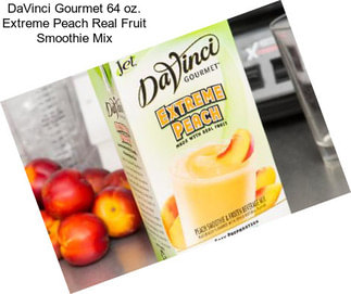 DaVinci Gourmet 64 oz. Extreme Peach Real Fruit Smoothie Mix