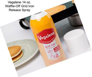 Vegalene 14 oz. Waffle-Off Grid Iron Release Spray