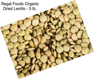 Regal Foods Organic Dried Lentils - 5 lb.