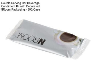 Double Serving Hot Beverage Condiment Kit with Decorated \