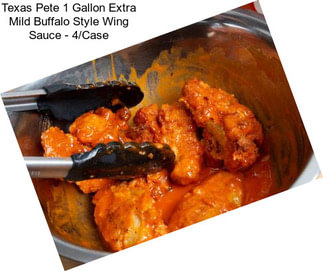 Texas Pete 1 Gallon Extra Mild Buffalo Style Wing Sauce - 4/Case