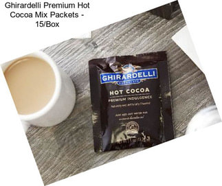 Ghirardelli Premium Hot Cocoa Mix Packets - 15/Box