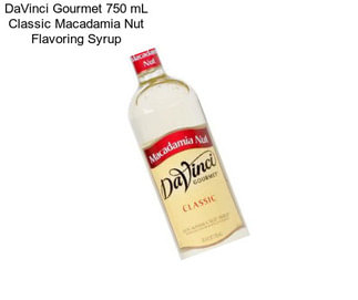 DaVinci Gourmet 750 mL Classic Macadamia Nut Flavoring Syrup