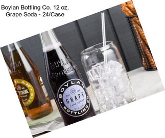 Boylan Bottling Co. 12 oz. Grape Soda - 24/Case