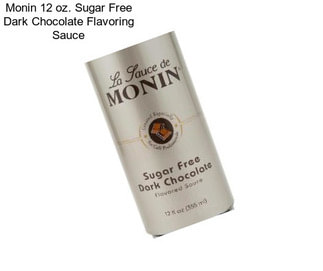 Monin 12 oz. Sugar Free Dark Chocolate Flavoring Sauce