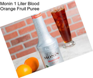 Monin 1 Liter Blood Orange Fruit Puree