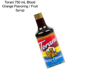 Torani 750 mL Blood Orange Flavoring / Fruit Syrup