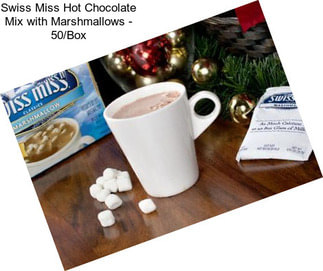 Swiss Miss Hot Chocolate Mix with Marshmallows - 50/Box
