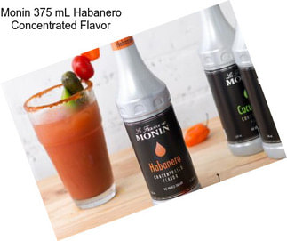 Monin 375 mL Habanero Concentrated Flavor