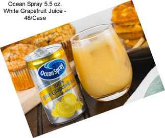 Ocean Spray 5.5 oz. White Grapefruit Juice - 48/Case