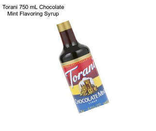 Torani 750 mL Chocolate Mint Flavoring Syrup